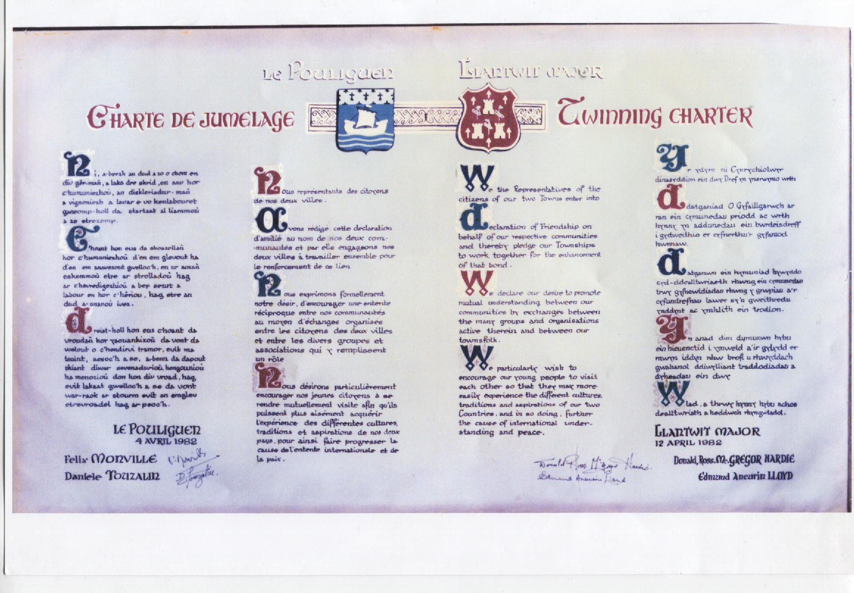 photograph of charter